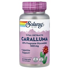 2 X Solaray, Vital Extracts, Caralluma, 500 mg, 30 VegCaps