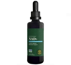 Global Healing Premium Microsomal NAD+ Liquid Supplement Sublingual Drops 2 oz