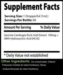 6 Absonutrix Garcinia Cambogia Drops 98% HCA weight management appetite control