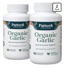 Pattern Wellness Organic Garlic Heart & Immune Support Odorless Tasteless 2 Pack