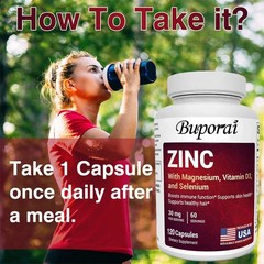 Zinc with Magnesium,Vitamin D3,Selenium 240pcs,Supports Skin, Hair & Nail Health