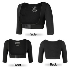 Womens Upper Arm Shaper Compression Sleeves Shapewear Crop Tops Arm Slimmer Vest