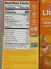 Liquid IV Electrolyte + Immune Support 40 Sticks (4x 10 Packs) Tangerine Flavor