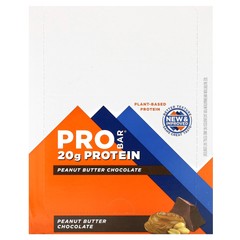 Protein Bar, Peanut Butter Chocolate, 12 Bars, 2.47 oz (70 g) Each