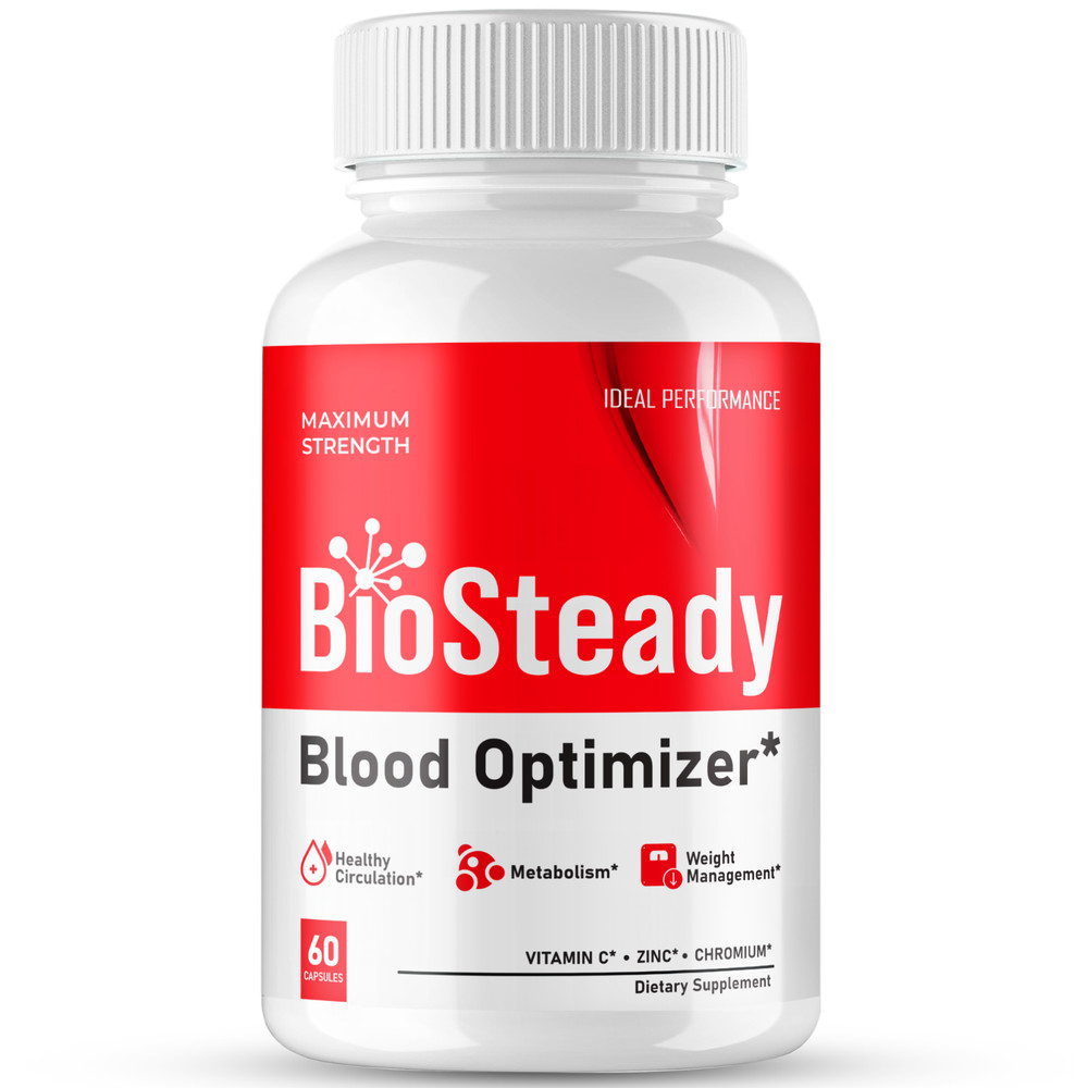 Biosteady Blood Optimizer Capsules, Official Bio Steady Optimizer Pills (1 Pack)