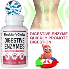 Digestive Enzymes Supplement Improves Digestion Improves Stomach Ache120 Capsule