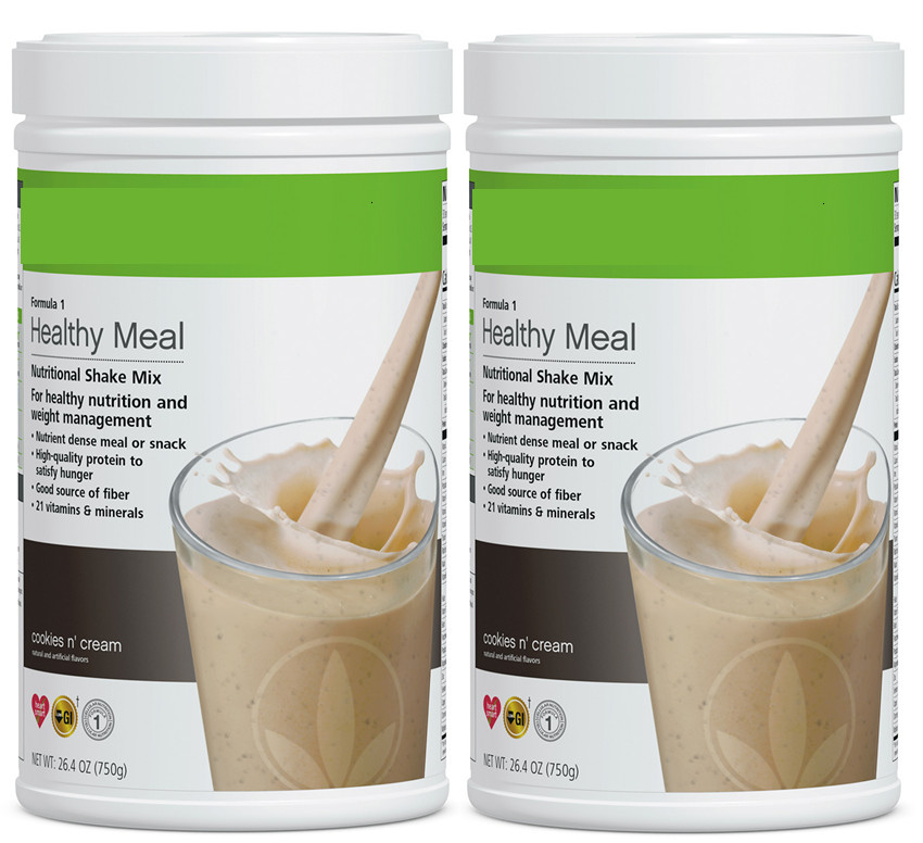 2X Formula 1 Healthy Meal Nutritional Shake Cookies and cream 750 g