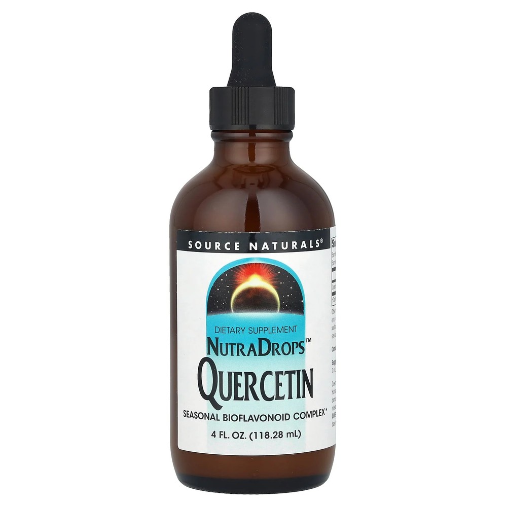 2 X Source Naturals, NutraDrops� Quercetin, 134 mg, 4 fl oz (118.28 ml)