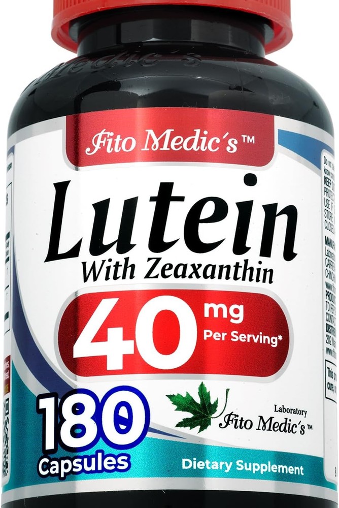 FITO MEDIC’S Lab | Lutein |180 Capsules |40 mg| 40mg | and…