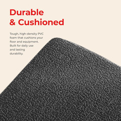 Equipment Mat – Multiple Size Options – Non-Slip Floor Protection Pad for Treadm