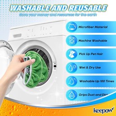 Reusable Wet Pads Refills Compatible with Swiffer Sweeper Mop, Dry Sweeping..
