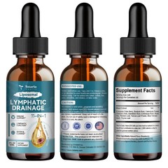 Liposomal Lymphatic Drainage Drops – 11 In 1 Organic Lymphatic Drainage Suppl..