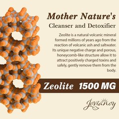 Detox Capsules with Zeolite, Activated Charcoal & Bentonite Clay – 90 Count