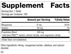 Standard Process Biost Teeth and Bone Health Supplement, 180 Tablets