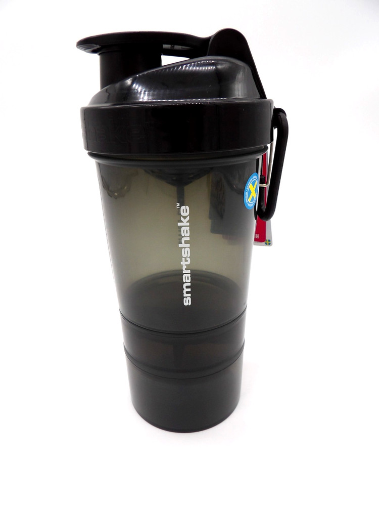 Smartshake Original2Go Shaker Mixer Bottle – Gunsmoke – 20 oz – New/Other