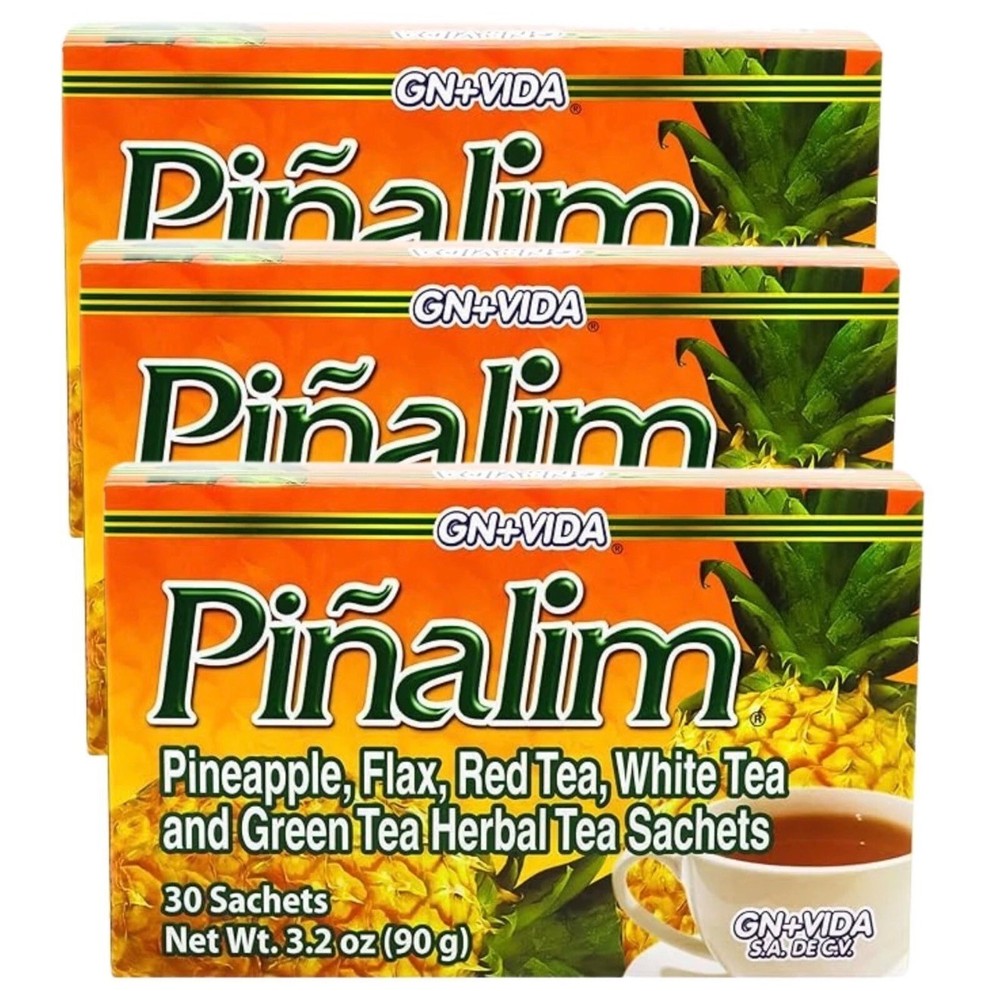 3 Boxes Te Pinalim Tea GN+Vida Tea Diet 90 Day Supply