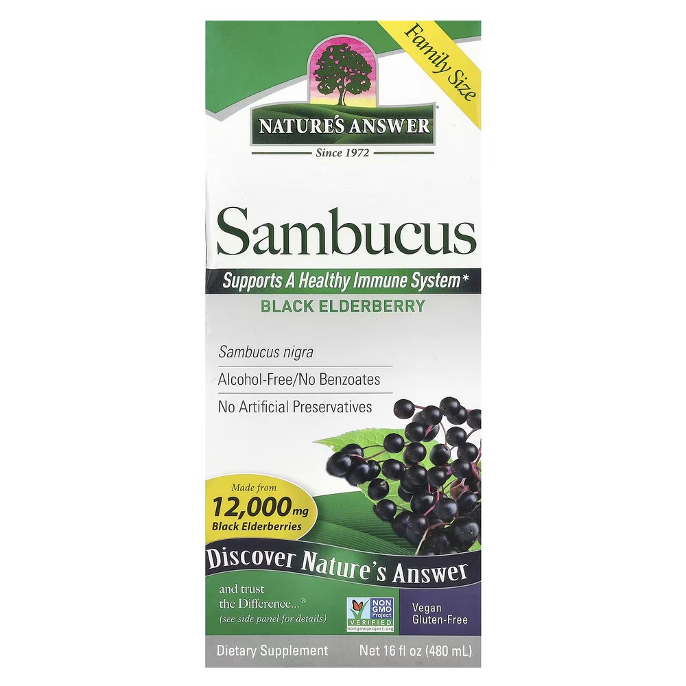Natures Answer Sambucus 16 fl oz 480 ml A