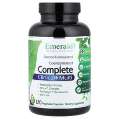 2 X Emerald Laboratories, Coenzymated Complete Clinical + Multi, 120 Vegetable