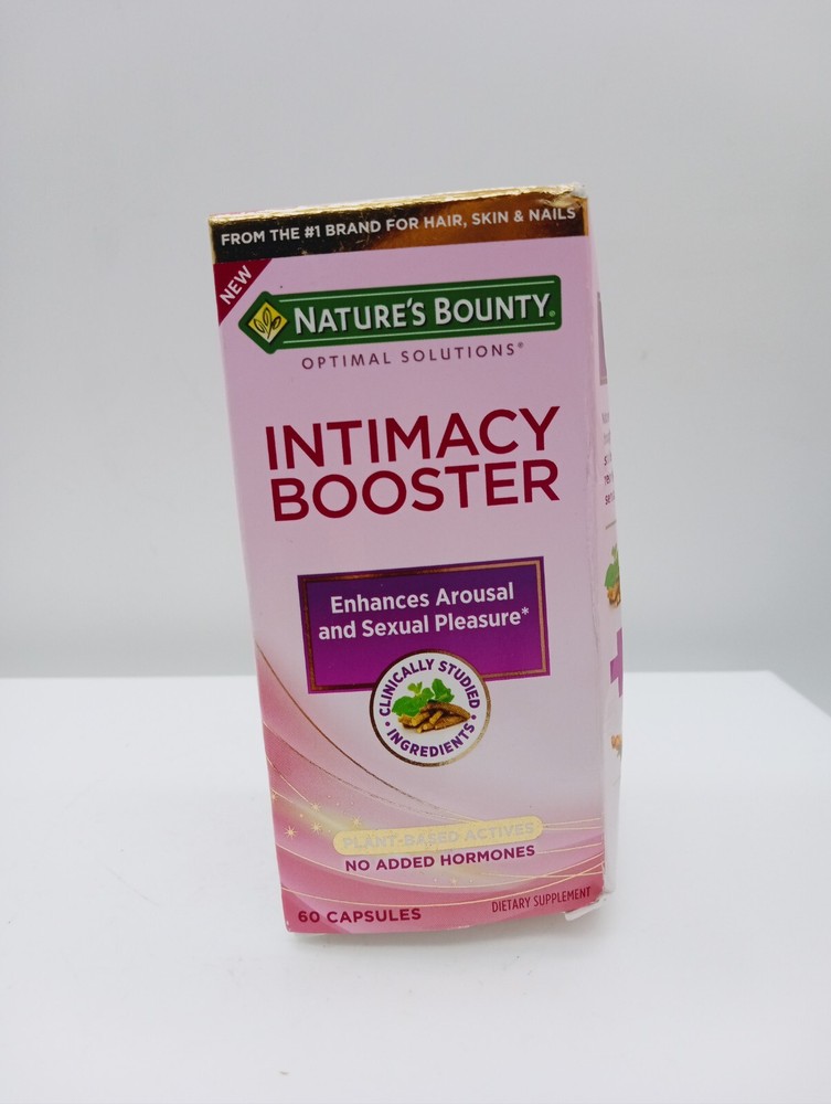 Natures Bounty Intimacy Booster 60 Capsules 12/2025