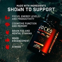 Jocko Fuel Brain Power Nootropic Dietary Supplements for Memory & Focus wiht…