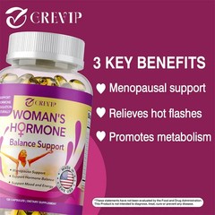 Female Hormone Balance 120pcs, Regulate Menstrual Cycles,Promotes Ovarian Health