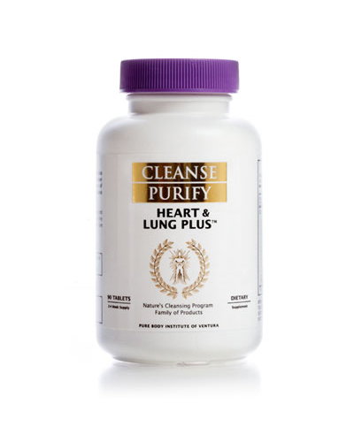Cleanse Purify : Heart & Lung Plus : Pure Body Institute – Herbal Tablets