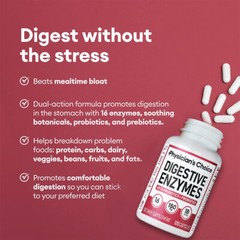 Digestive Enzymes Supplement suitable for Gut Bloating 120 Capsules NEW