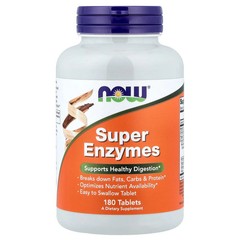 2 X NOW Foods, Super Enzymes, 180 Tablets