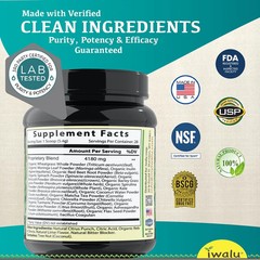 Organic Superfood Greens | Best Supplement Capsule Pill Men Women FREE SHIP