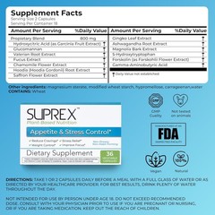 suprex Appetite & Stress Control – Plant-Based with 5-HTP, Ashwagandha, GABA