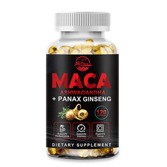 MACA EXTREME 120 Capsules Extra Strong with 10000mg Day Vegan High Dose Capsules