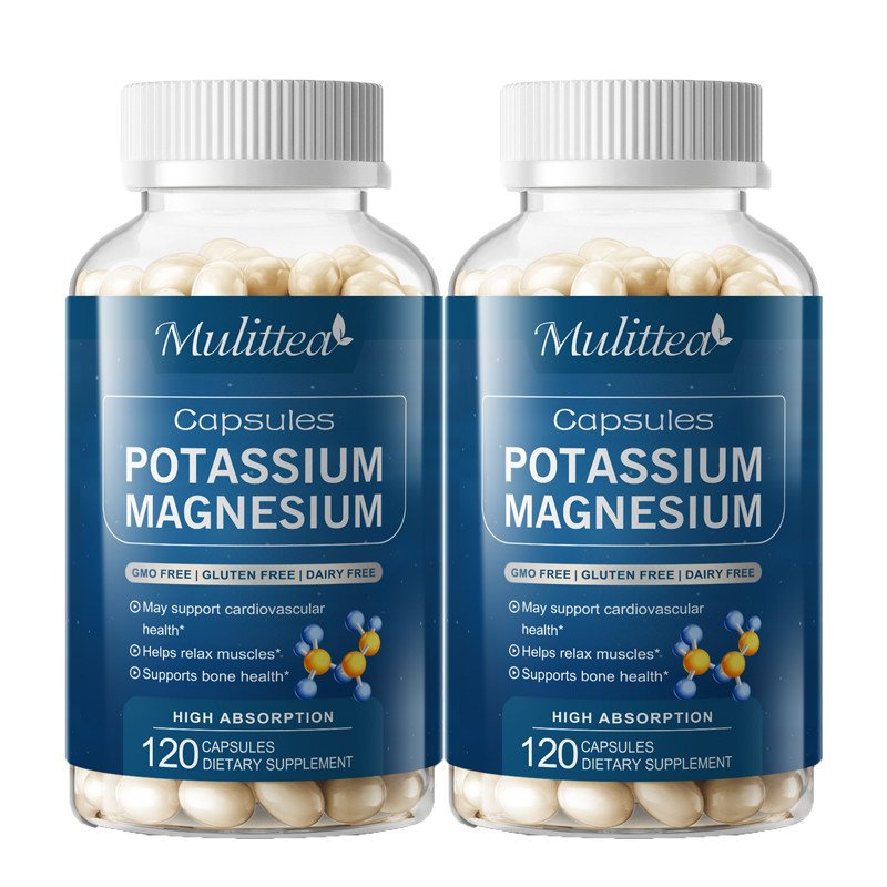 2Pack Magnesium Potassium Supplement Magnesium Complex & Potassium Gummies