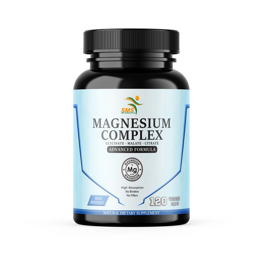 Magnesium Complex 470mg with Malate, Citrate, Glycinate – High Absorption