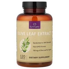 2 X Sunergetic, Olive Leaf Extract, 750 mg, 120 Capsules