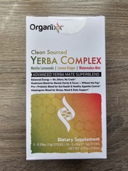 NEW Organixx Clean Sourced Yerba Complex 3 Flavor Pack of 15 EXP 12/2027