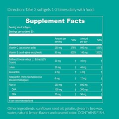 UpNourish AREDS 2+ – Advanced Eye Vitamin Supplement for Macular Health and…