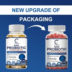 Probiotics 100 Billion CFU Potency Digestive Immune Health 120-600 Capsules