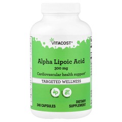 2 X Vitacost, Alpha Lipoic Acid, 300 mg, 240 Capsules