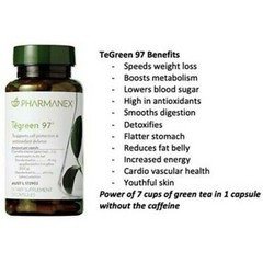 2-PACK Nu Skin Nuskin Pharmanex Tegreen 97 120 Caps -NEW STOCK- 04/2026