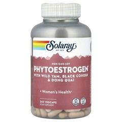 2 X Solaray, PhytoEstrogen� With Wild Yam, Black Cohosh & Dong Quai, 240 VegCap