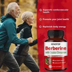 Berberine Capsules Support Immune Function Health Antioxidants 30-120 Pills