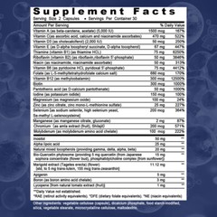 Two-Per-Day (Multivitamin & Minerals) High Potency 30/60/120 Capsules
