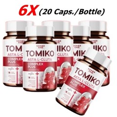 6X Tomiko Asta Complex Plus Gluta Q10 Tomato Acne Dark Spots Brightening Skin