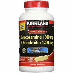 KIRKLAND Signature Extra Strength Glucosamine 1500 mg Chondroitin 1200 mg 220