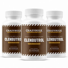 CrazyBulk CLENBUTROL CUTTING & LEAN MUSCLE MUSCLE Supplement / Pack of 5