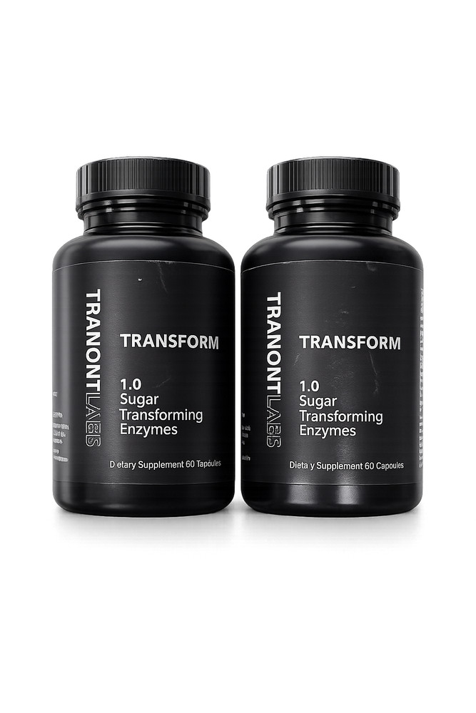 Tranont Labs Transform 1.0 Sugar Transforming Enzymes 60 Caps – New! Exp 11/2027