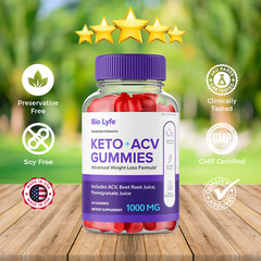 (3 Pack) Biolyfe Keto ACV Gummies Bio Lyfe Keto Gummy Biolife Keto (180 Gummies)