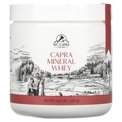 Mt Capra Capra Mineral Whey 12 7 oz 360 g All-Natural, Gluten-Free