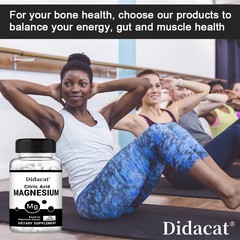 Magnesium Supplement Balance Calcium Absorption Healthy Skeletal System 120 Caps