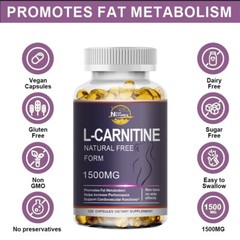 L-Carnitine 1500mg, High Potency Supports Natural Energy Production 120 Capsules